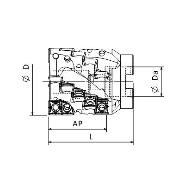  玉米刀架，Kr=90°